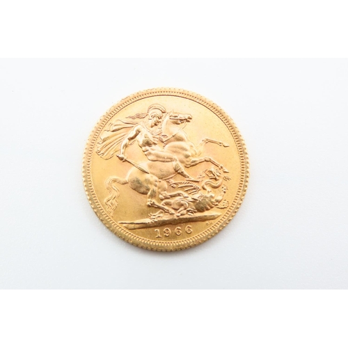 Full Gold Sovereign Dated 1966