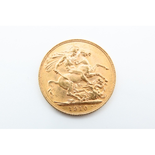 104 - Full Gold Sovereign Dated 1910