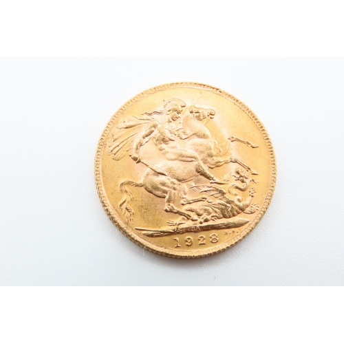 108 - Full Gold Sovereign Dated 1928