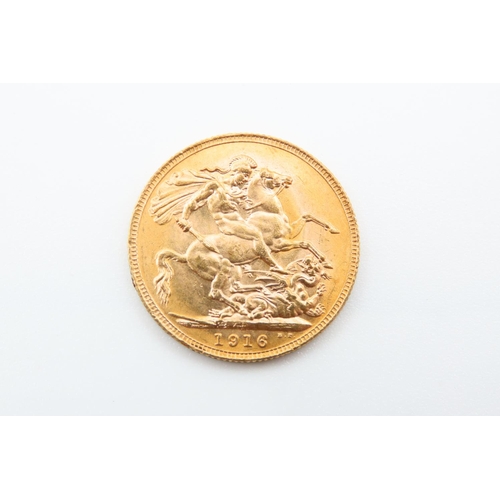 110 - Full Gold Sovereign Dated 1916