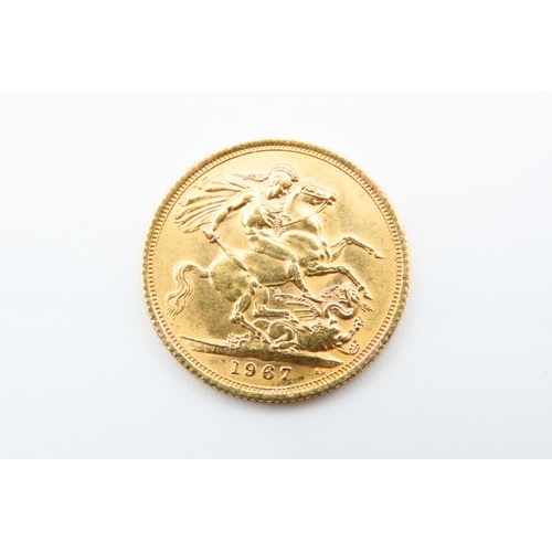 114 - Full Gold Sovereign Dated 1967