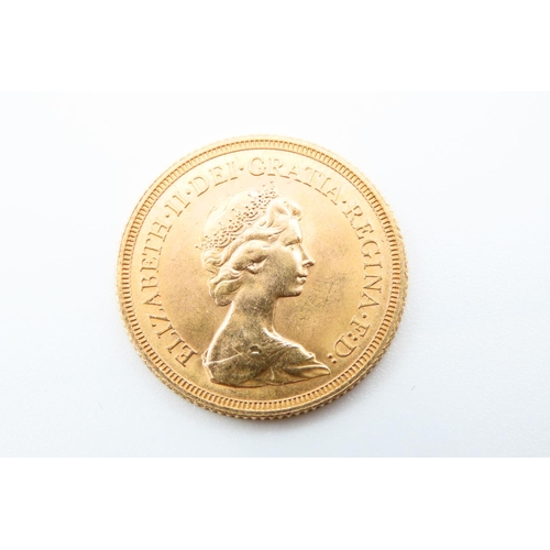 115 - Full Gold Sovereign Dated 1974