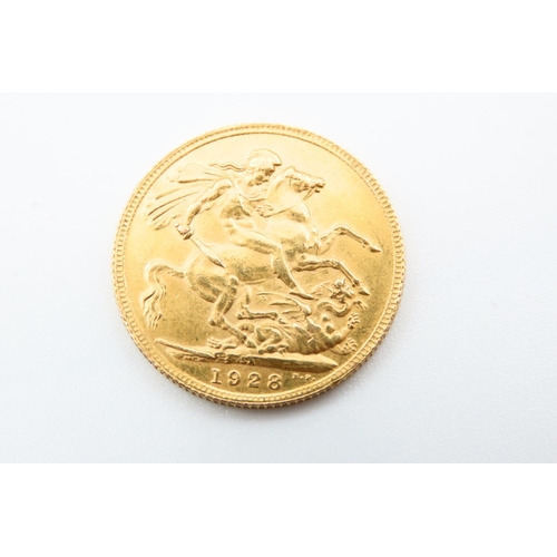 116 - Full Gold Sovereign Dated 1928