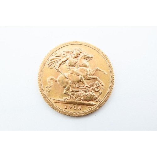 117 - Full Gold Sovereign Dated 1965