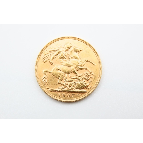 118 - Full Gold Sovereign Dated 1907