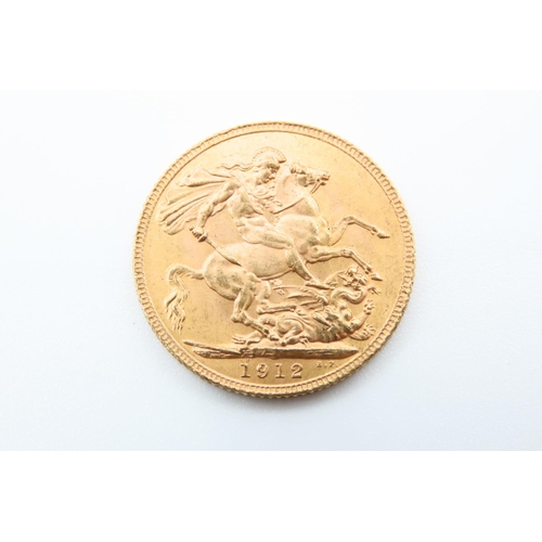 121 - Full Gold Sovereign Dated 1912