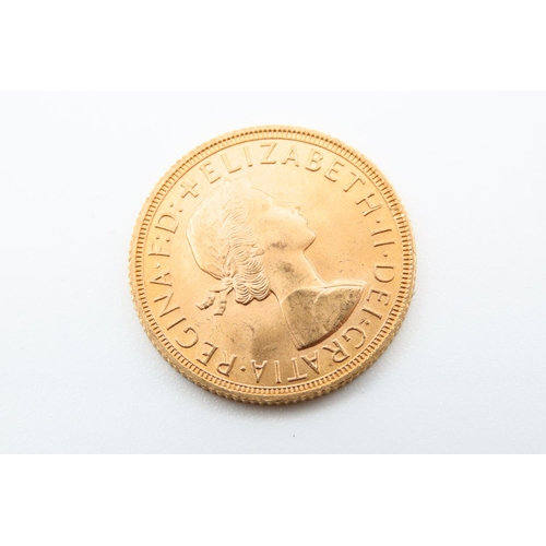 123 - Full Gold Sovereign Dated 1958