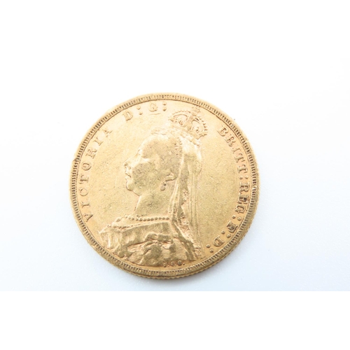 126 - Full Gold Sovereign Dated 1890