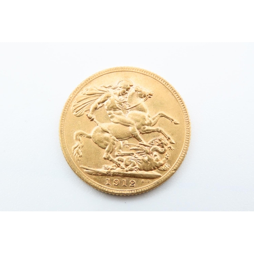 127 - Full Gold Sovereign Dated 1912