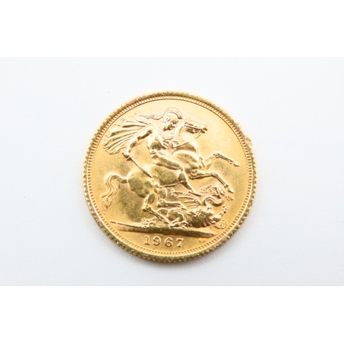 129 - Full Gold Sovereign Dated 1967