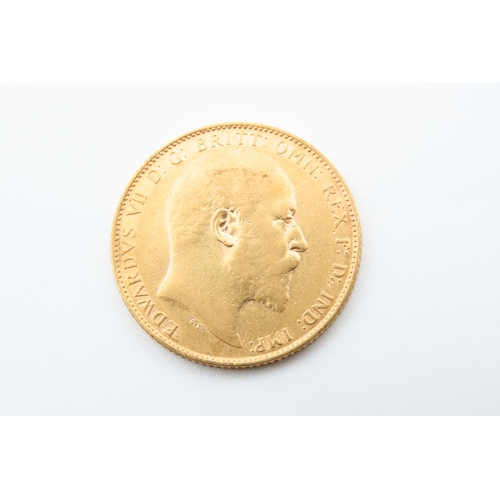 130 - Full Gold Sovereign Dated 1910