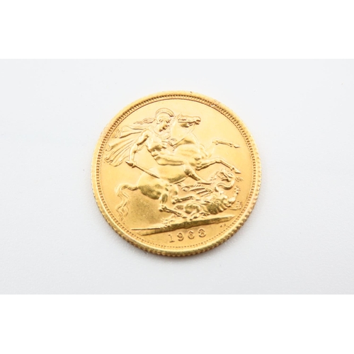 132 - Full Gold Sovereign Dated 1968