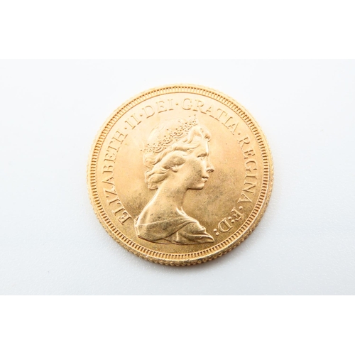 133 - Full Gold Sovereign Dated 1976