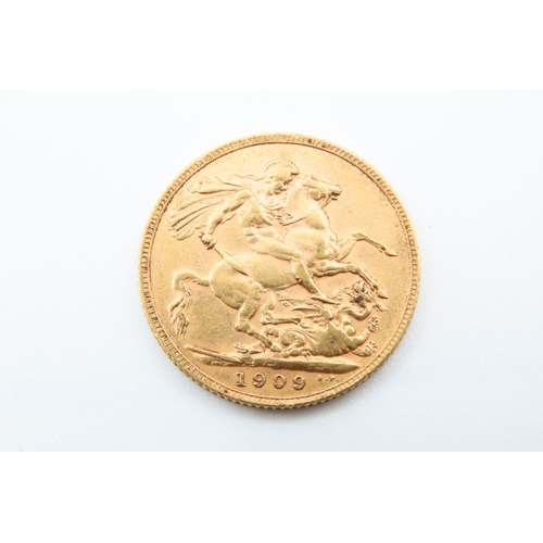 136 - Full Gold Sovereign Dated 1909