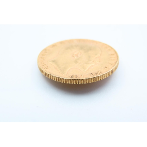 136 - Full Gold Sovereign Dated 1909