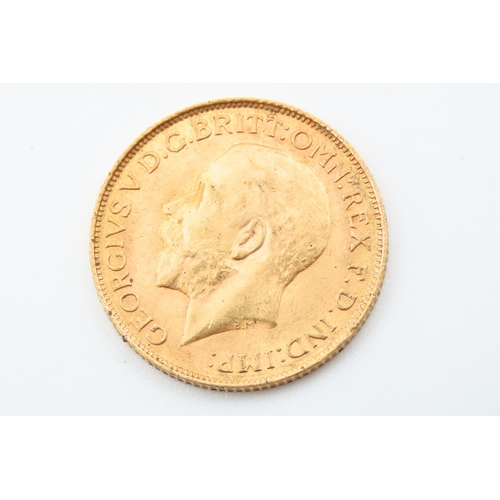 14 - Full Gold Sovereign Dated 1911