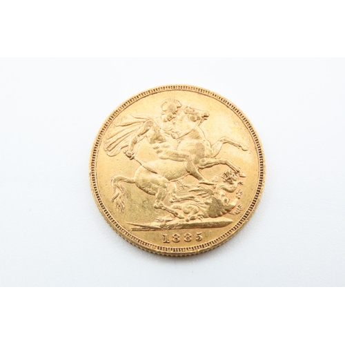 140 - Full Gold Sovereign Dated 1885