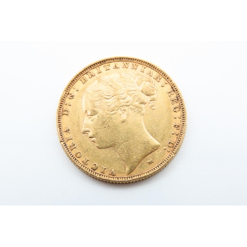 140 - Full Gold Sovereign Dated 1885