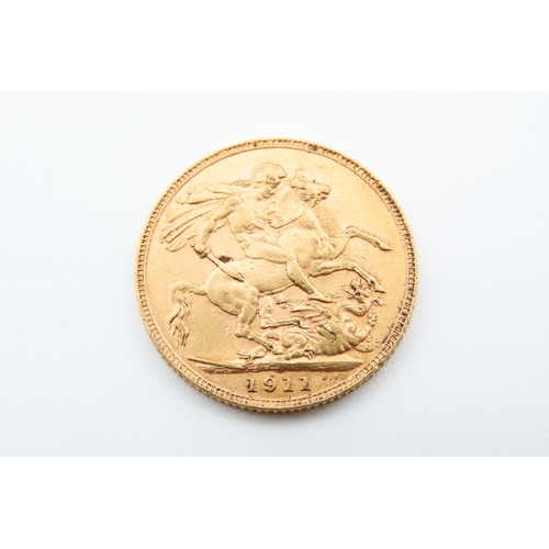 144 - Full Gold Sovereign Dated 1911