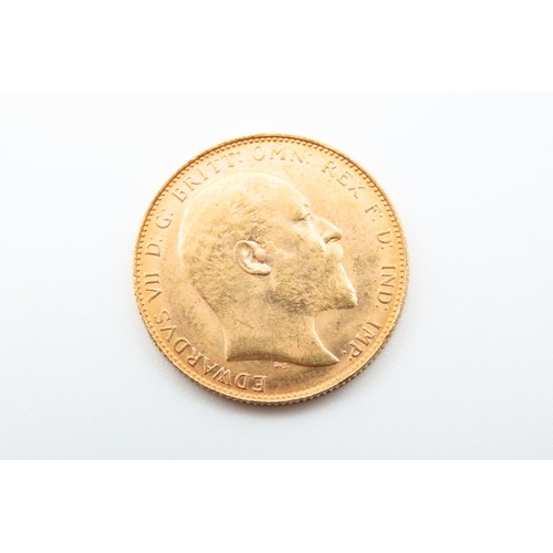 145 - Full Gold Sovereign Dated 1908