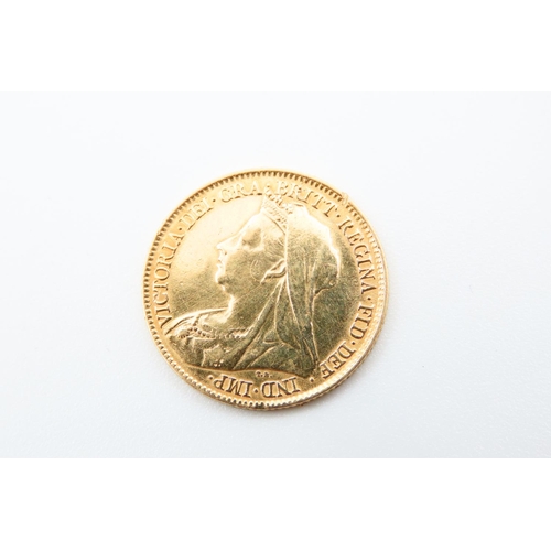 147 - Half Gold Sovereign Dated 1895