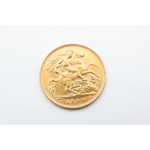 149 - Half Gold Sovereign Dated 1909