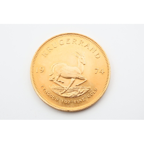 154 - Full Gold Krugerrand Dated 1974