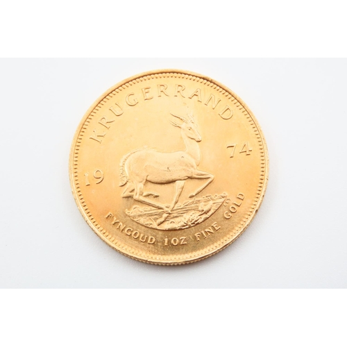 159 - Full Gold Krugerrand Dated 1974