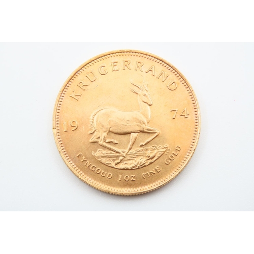 161 - Full Gold Krugerrand Dated 1974