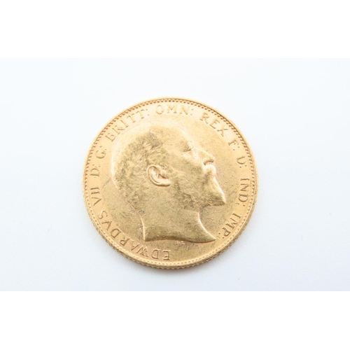 163 - Full Gold Sovereign Dated 1910