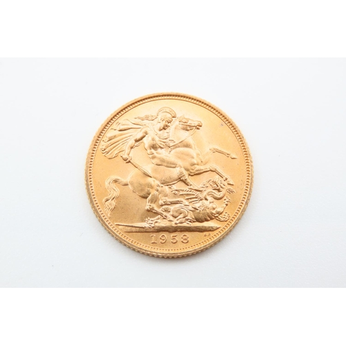 168 - Full Gold Sovereign Dated 1958