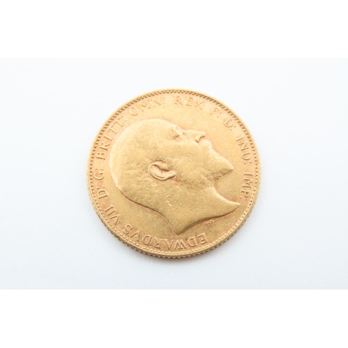 169 - Full Gold Sovereign Dated 1908