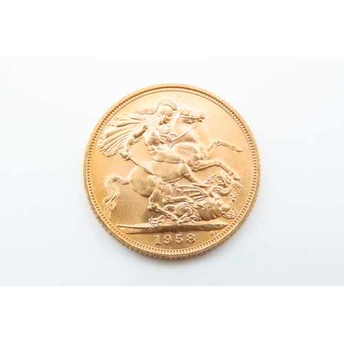 176 - Full Gold Sovereign Dated 1958