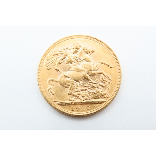 Full Gold Sovereign Dated 1912