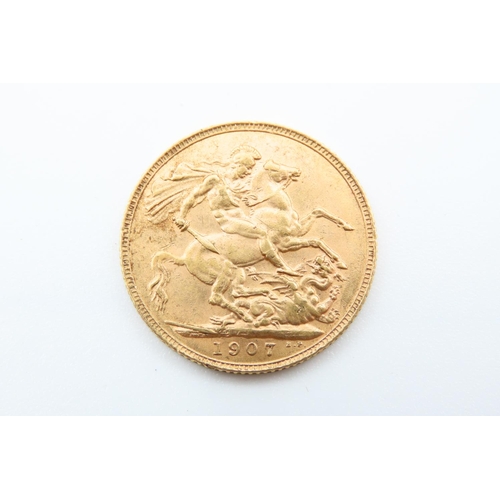 178 - Full Gold Sovereign Dated 1907