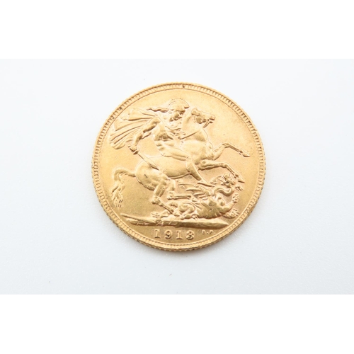 181 - Full Gold Sovereign Dated 1913