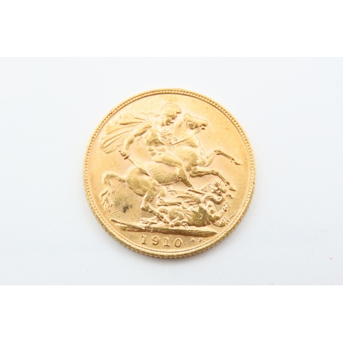 189 - Full Gold Sovereign Dated 1910