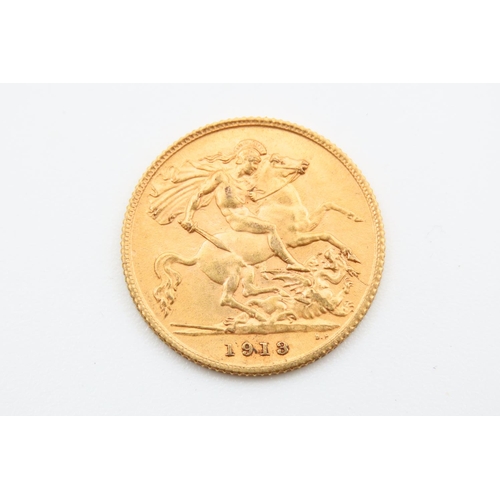 19 - Half Gold Sovereign Dated 1913