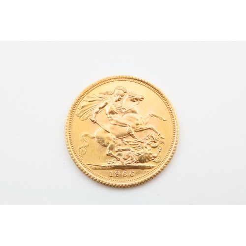 190 - Full Gold Sovereign Dated 1966