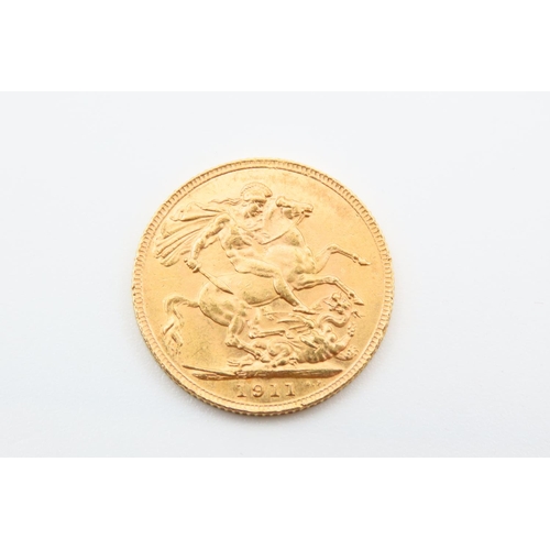 193 - Full Gold Sovereign Dated 1911