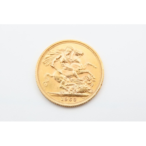 194 - Full Gold Sovereign Dated 1963