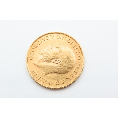 196 - Full Gold Sovereign Dated 1912