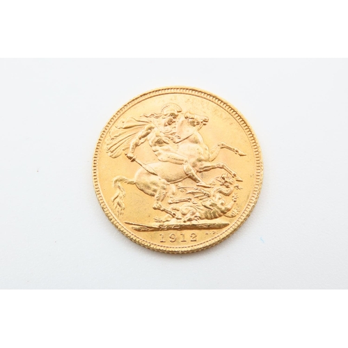 198 - Full Gold Sovereign Dated 1912