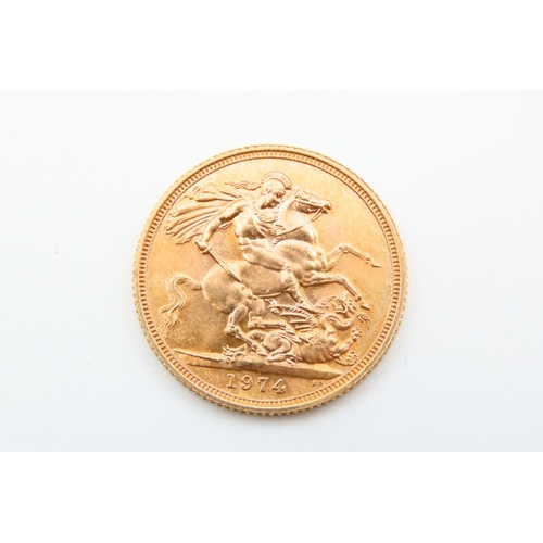 199 - Full Gold Sovereign Dated 1974