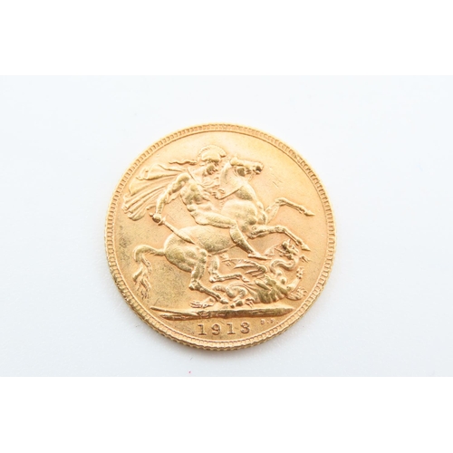 201 - Full Gold Sovereign Dated 1913