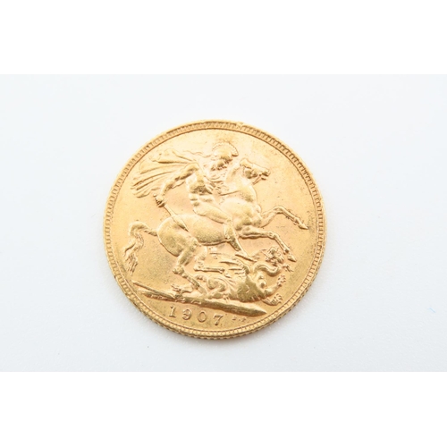 202 - Full Gold Sovereign Dated 1907