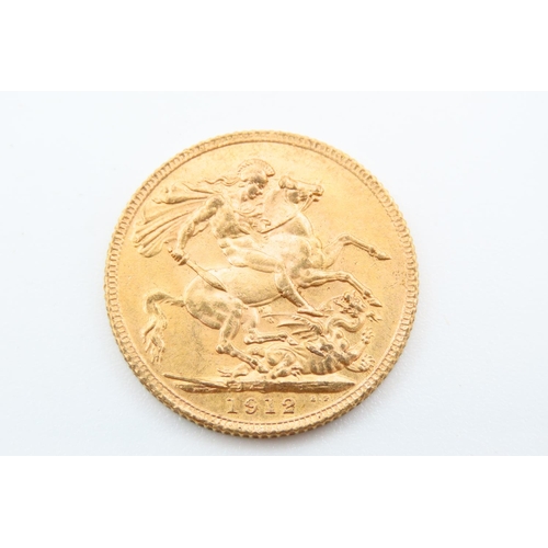 213 - Full Gold Sovereign Dated 1912