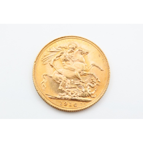 217 - Full Gold Sovereign Dated 1916