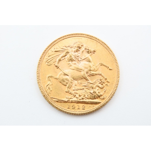 218 - Full Gold Sovereign Dated 1912