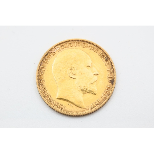 22 - Half Gold Sovereign Dated 1905